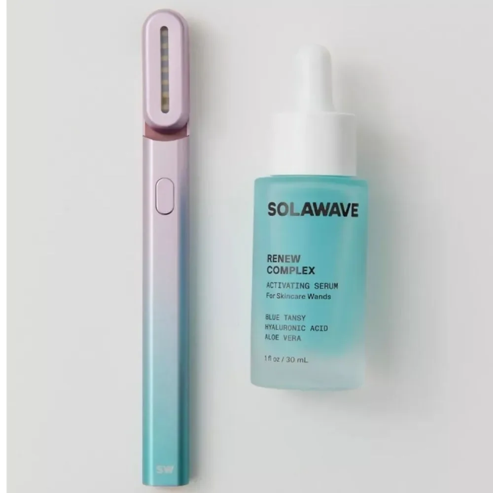 Solawave Advanced 4-In-1 Skincare‎ Wand & Activating Serum Kit